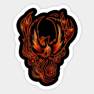 Bird Of Fire Sticker